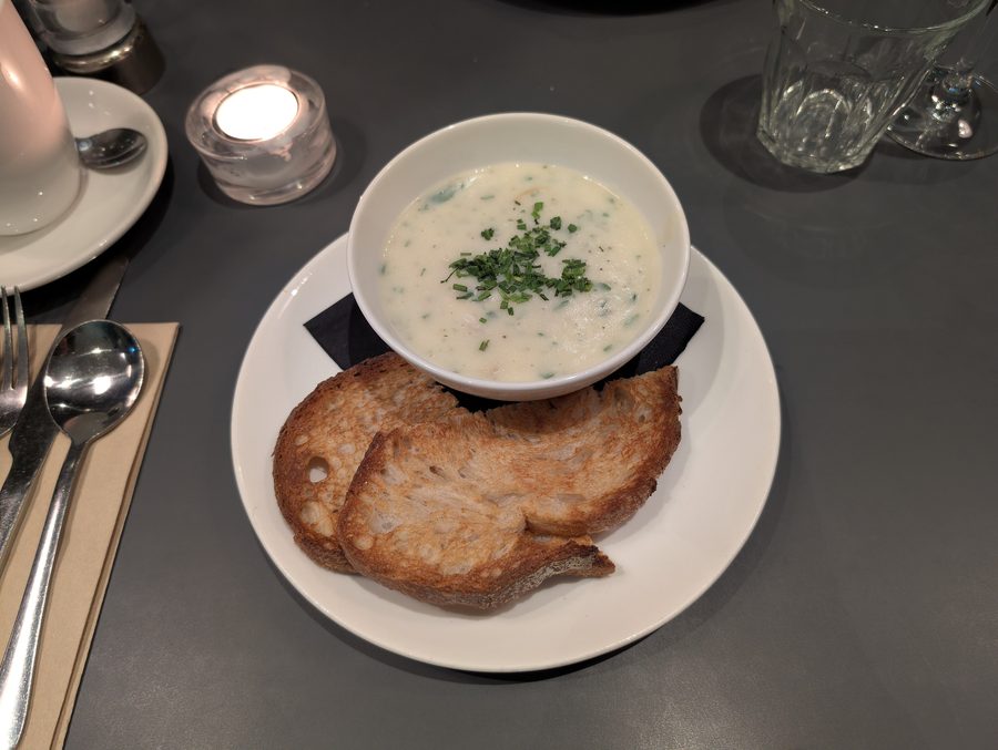 A bowl of Cullen skink