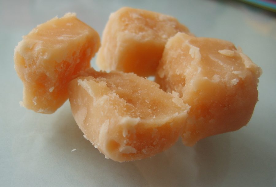 Pieces of Scottish tablet